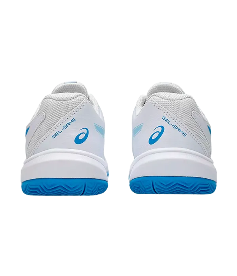 Asics Gel-Game GS Clay-OC Детские кроссовки белый-синий берег