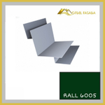 Угол внутренний (вид 2) сложный RALL 6005-Зеленый мох 0,45мм 2м