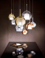 Pendant design lamp  GLO by Penta (Bronze,  D20)