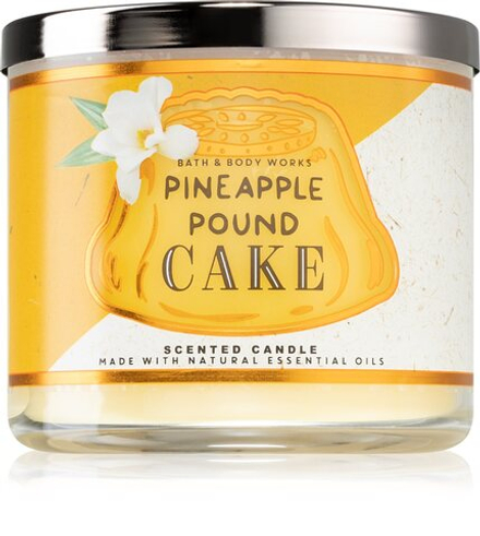 Bath & Body Works Pineapple Pound Cake - ароматическая свеча /   411  g  / GTIN 667555002752