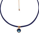 Колье Fiore Luna Royal Blue Delite B1902.23 BL/RG