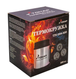 Термокружка 300ML с пл. крышкой и подставкой (T.TK-004-300)