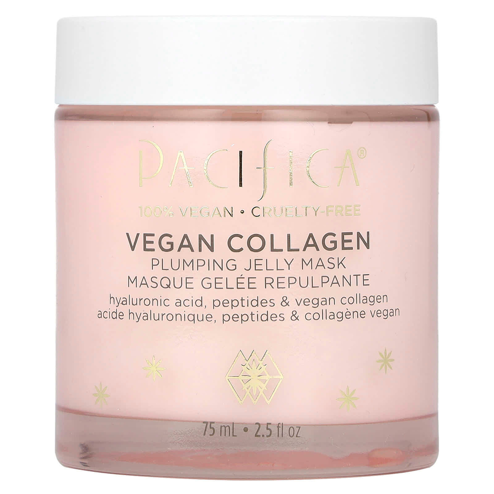 Pacifica, Vegan Collagen, разглаживающая маска с коллагеном, 75 мл (2,5 жидк. унции)