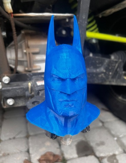 Колпачок на фаркоп Бэтмен Batman, диаметр шара фаркопа 50 мм, синий