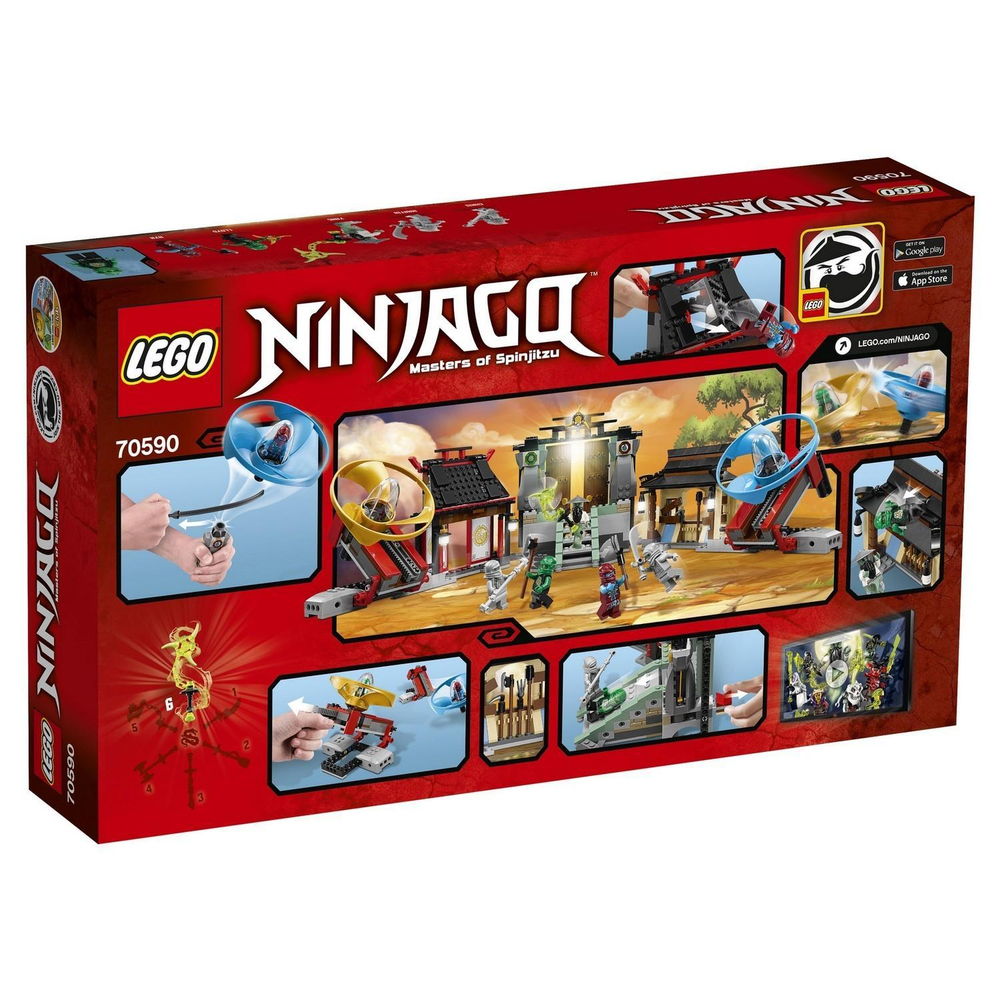 LEGO Ninjago: Площадь сражения эйрджитсу 70590 — Airjitzu Battle Grounds — Аэроджитцу: поле битвы Лего Нидзяго