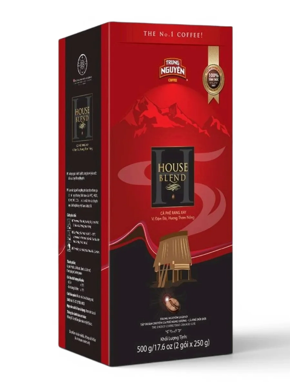 Кофе натуральный жареный молотый House Blend 500 г