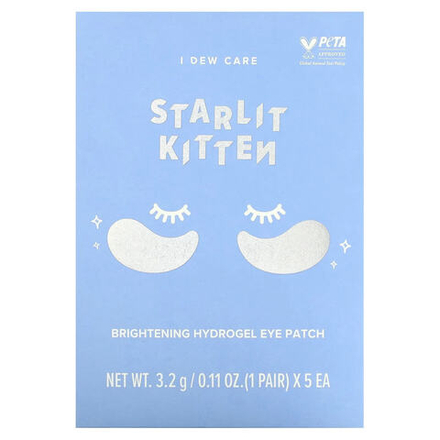 Starlit Kitten, Brightening Hydrogel Eye Patch, 5 Pair 0.11 oz (3.2 g) Each