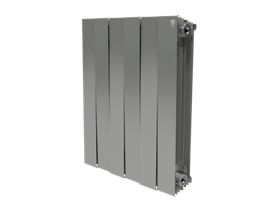 Радиатор биметаллический секционный Royal Thermo PianoForte Silver Satin 500 х 10 секций