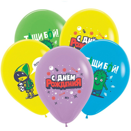 Шар с рисунком Геймеры Бравл Старс