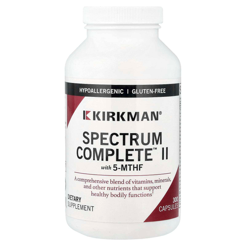 Kirkman Labs, Spectrum Complete™ II с 5-MTHF, 300 капсул