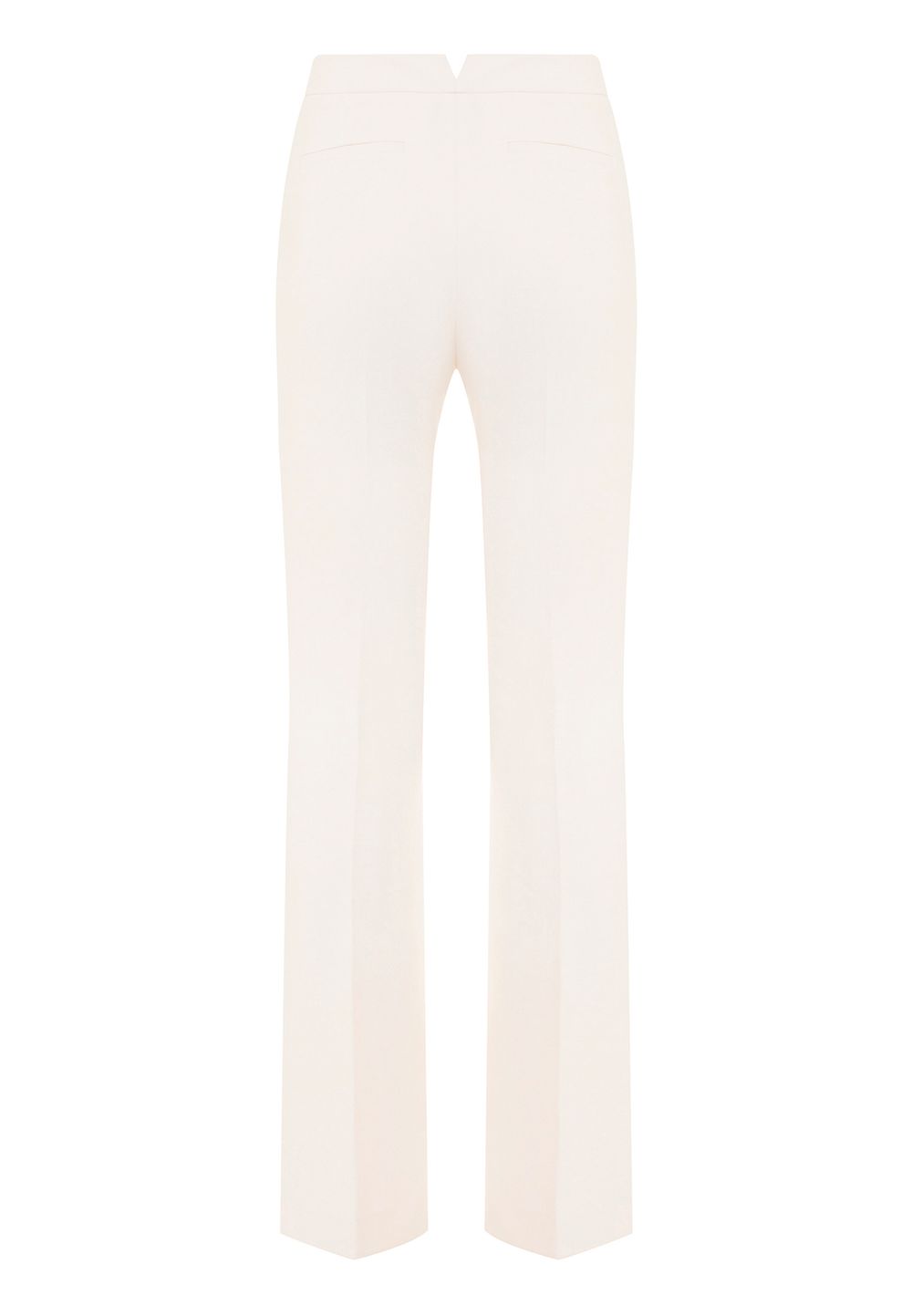 Брюки расклешенные от колена (в оттенке айвори)