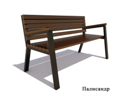 Садово-парковая скамейка «Гамбург», Ангарская сосна