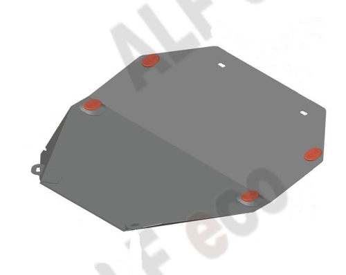 Защита картера и КПП (сталь 2 мм) для Opel Vectra B 1995-2003 (V - все) Alfeco.ALF1609st