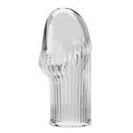 Прозрачная насадка на пенис Huel - 9 см.