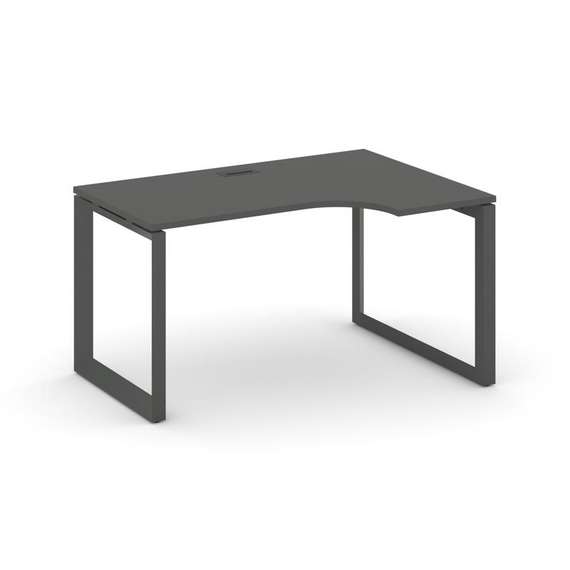 Style Project Стол рабочий эргономичный SN-59O.SPA-012(R) Антрацит/Металл Антрацит/Черный Заглушка 1