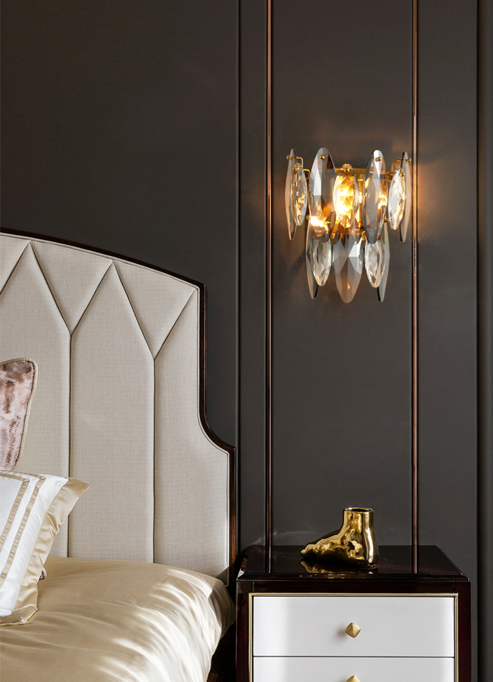 Настенный светильник MT8980-W brass