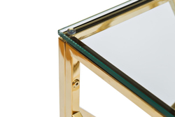 Стол золотой Garda Decor GY-ETGOLD детали