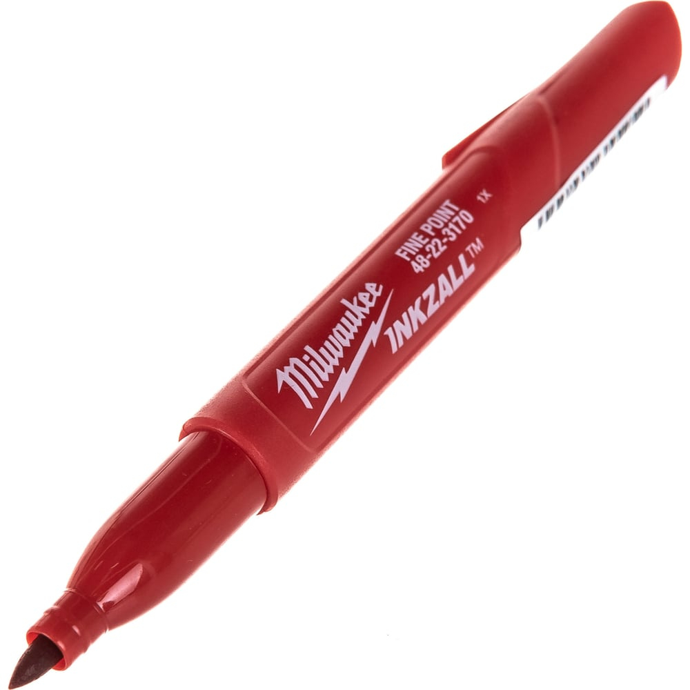 Маркер (красный, для стройплощадки, тонкий) Milwaukee INKZALL 48223170