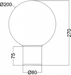 Уличный настенный светильник Maytoni O598WL-01B1