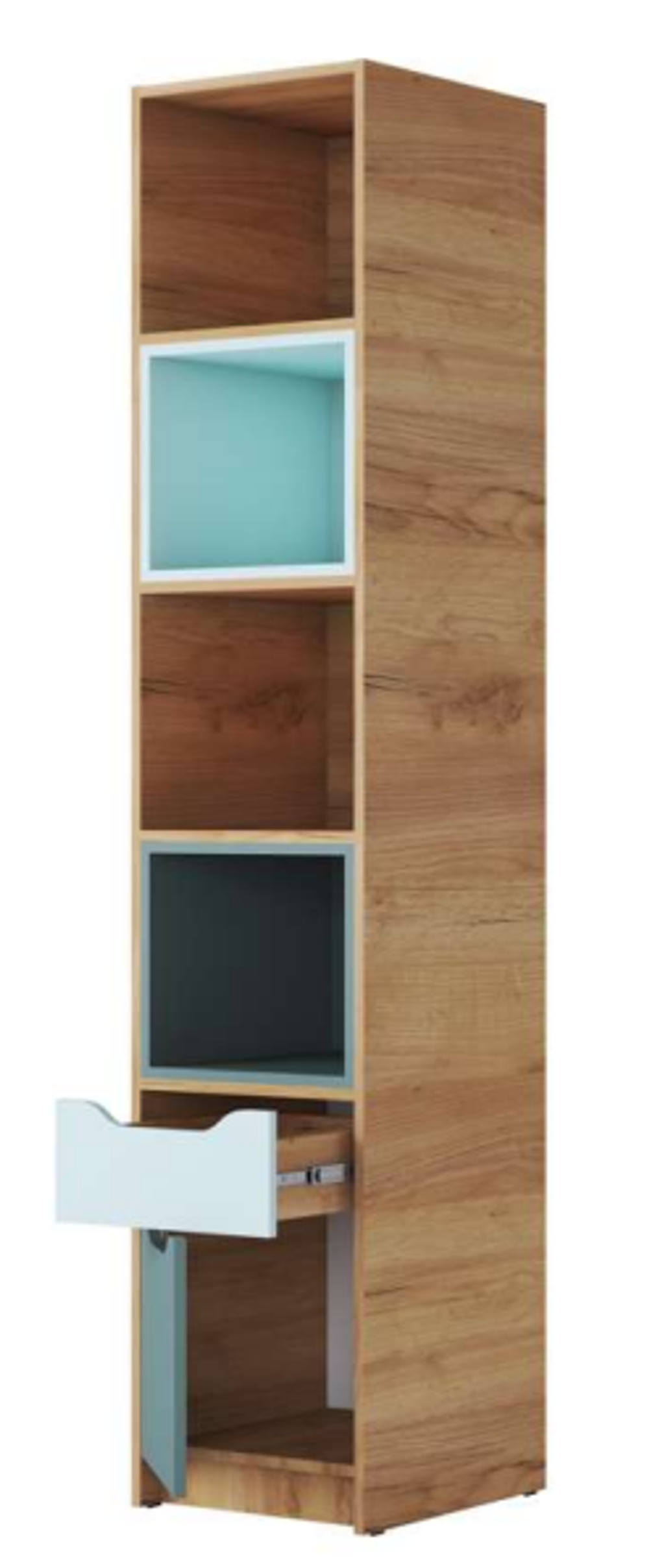 Комплект-3 RICH (КР-002+ШК-002+СЖ-001) Дуб Крафт золотой / Кенди U9114 (УД) / Сумеречный голубой