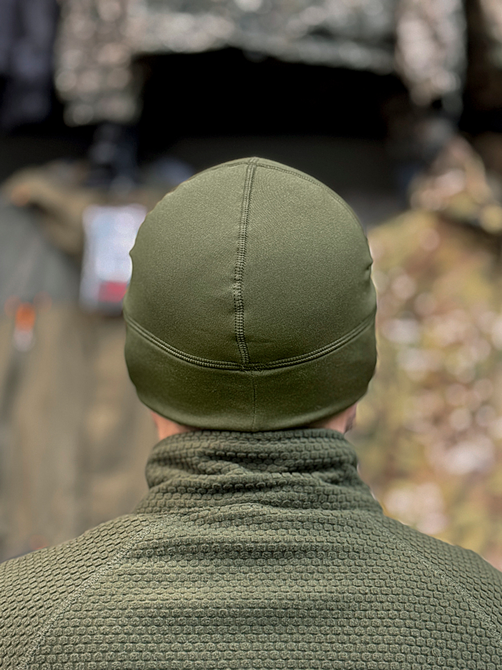 Шапка мужская Gongtex олива