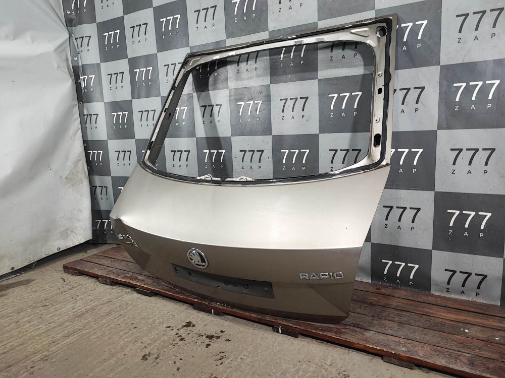 Крышка багажника Skoda Rapid 1 12-20 Б/У Оригинал 5JA827023A