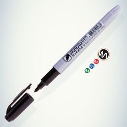 302766 Crown Маркер перманентный MULTI MARKER SLIM, ЧЕРНЫЙ пулевидный 2мм (P-505) БЛ-1 | Crown