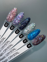 FOR YOU Гель лак набор Magic Crystal 6 шт 01-06