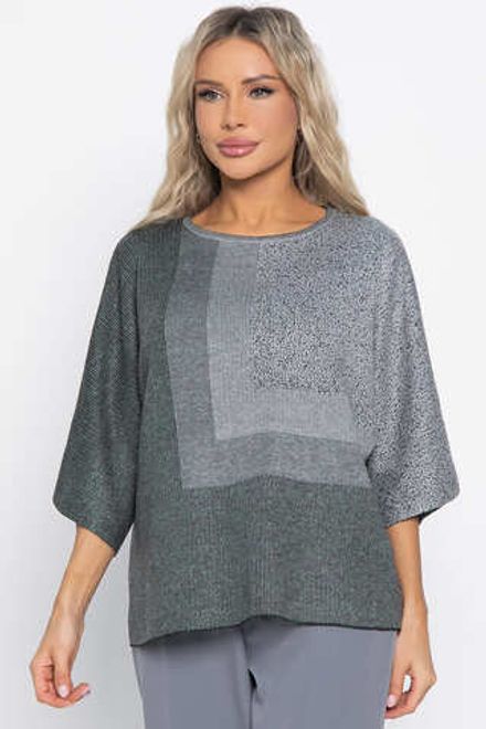 Джемпер Орлеан (серый/изумруд) Б14998-4М LT Collection