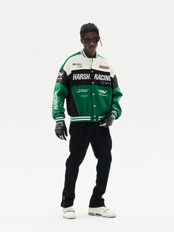 Бомбер HARSHandCRUEL "Racing" V2 Varsity Jacket