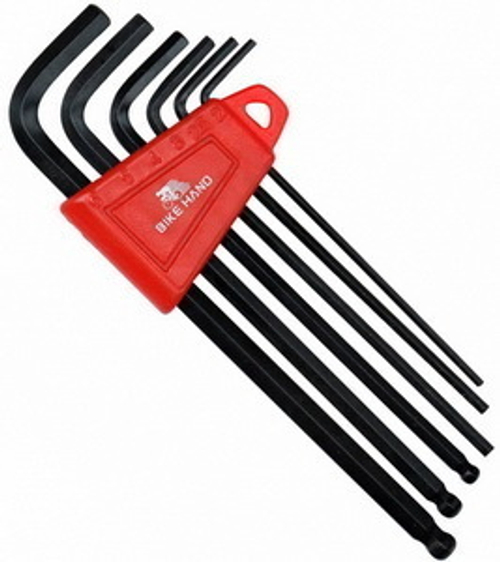 Набор шестигранников BIKEHAND YC-613 Г-образные 2/2,5/3/4/5/6мм сталь