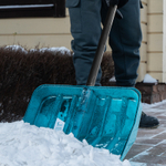 Лопата для уборки снега поликарбонат, 460х400х1400 мм, алюминиевый черенок, LUXE Palisad