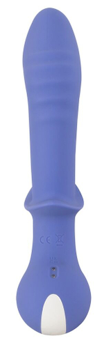 Сиреневый вибратор AWAQ.U Vibrator 02 - 21,6 см. (Цвет: синий)