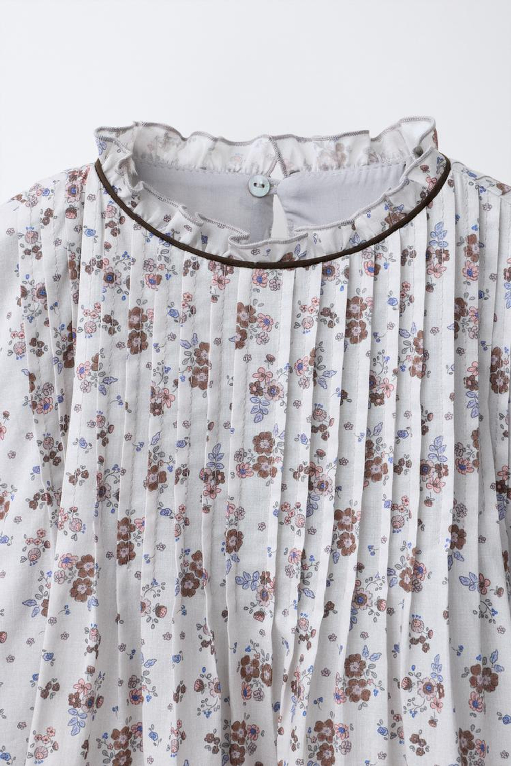 ZARA ПЛАТЬЕ В ЦВЕТОЧНЫЙ ПРИНТ, СЕРЫЙ