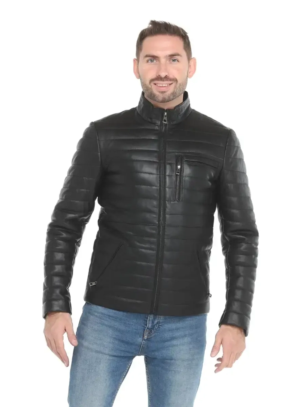 Куртка  мужская кожаная натуральная