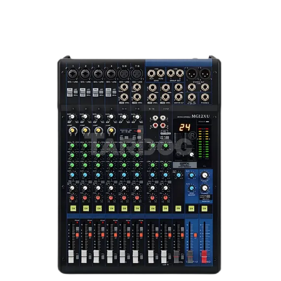 TARBOC MG-12XU (MM-1-3108) - 4-групповой 12-канальный микшерный пульт MG-12XU