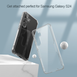 Усиленный прозрачный чехол от Nillkin для Samsung Galaxy A55, серия Nature TPU Pro Case