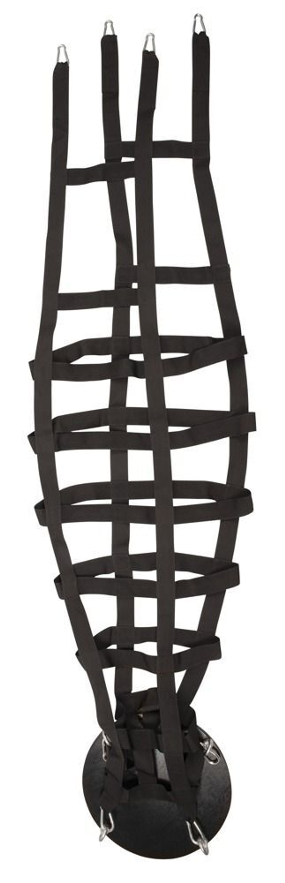 Подвесная клетка из ремешков Hanging strap cage (Цвет: черный)