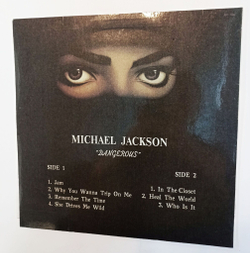 Винтажная виниловая пластинка LP Michael Jackson Dangerous часть 1 (Россия 1992)