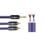 Wireworld Pulse 3.5mm to 2 RCA 1.5m , кабель 3.5мм на 2 RCA, 1.5м., шт. (PUN1.5M)