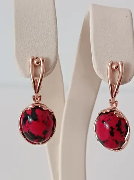 Серьги бижутерные "Королева осени"