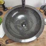 Раковина из мрамора Bowl Black Medium BM-60796 45*45*15