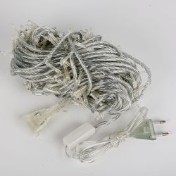 ULD-S2500-225-STК WHITE IP20 Гирлянда светодиодная. 25м. Соединяемая. 225 светодиодов. Белый свет. Провод прозрачный. ТМ Uniel