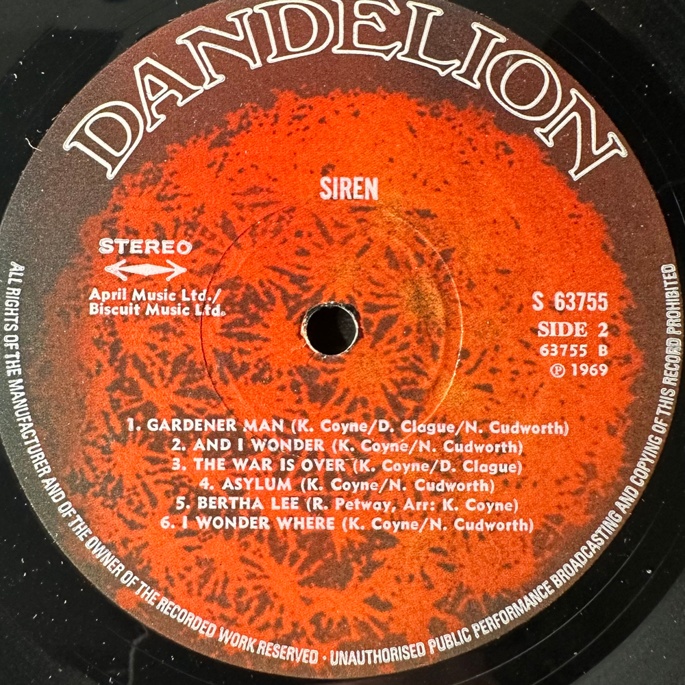 Siren - Siren (Англия 1970г.)