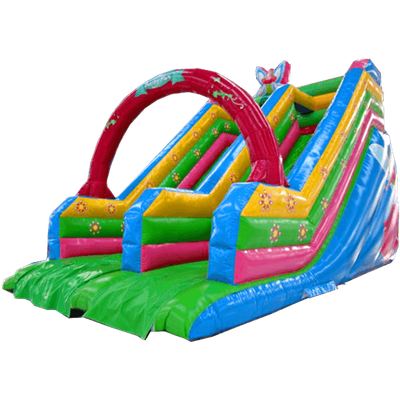 Детский надувной батут-горка "Бабочка"