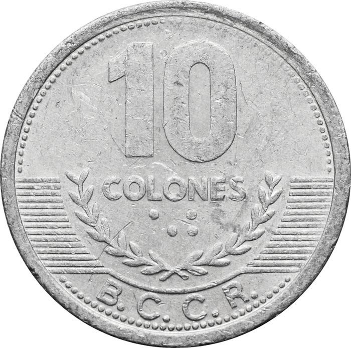 10 колонов 2008 Коста-Рика