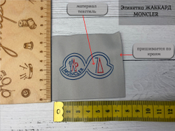 Набор ЭТИКЕТОК moncler 2шт