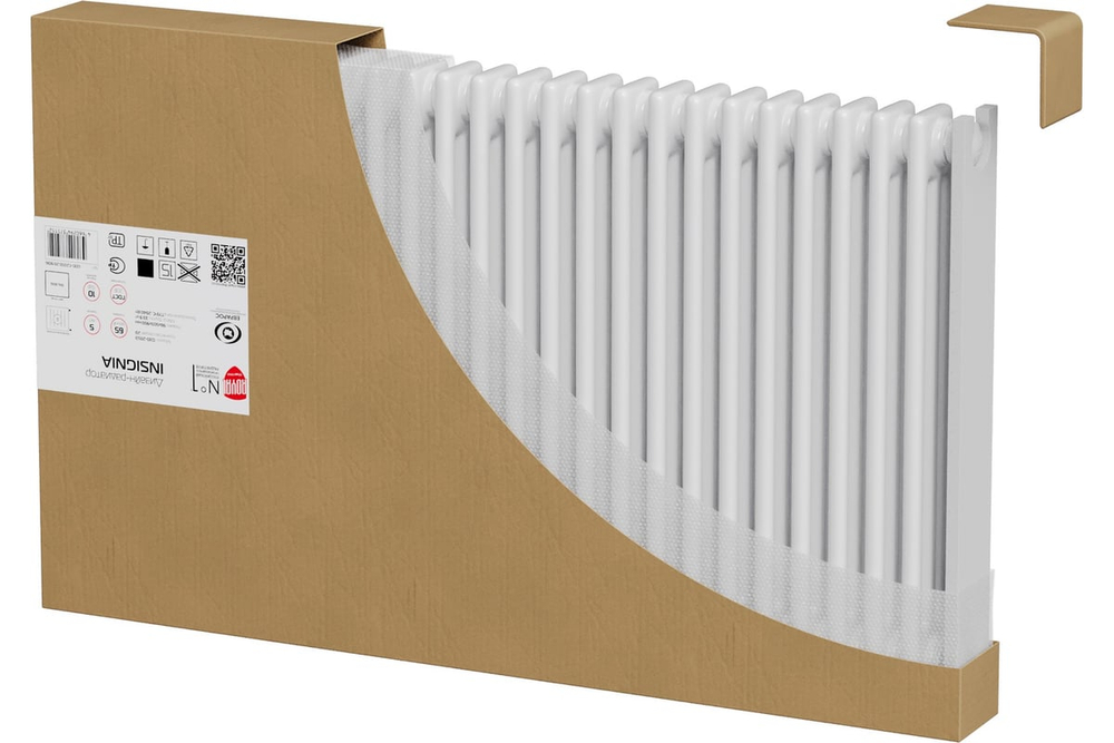 Дизайн-радиатор Royal Thermo Insignia VC2050 - 28 секц. RAL9016 НС-1631199