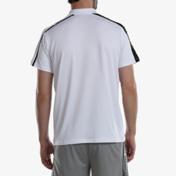 Мужское теннисное поло Bullpadel Liceo Polo Men - White, Black