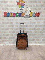 Коляска прогулочная Baballo Future 2024 коричневая (черная рама)